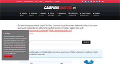 Desktop Screenshot of campionigratuiti.eu